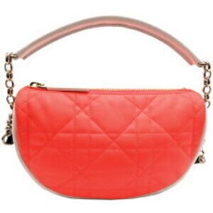 Christian Dior Vibe Hobo Bag Lambskin Orange
